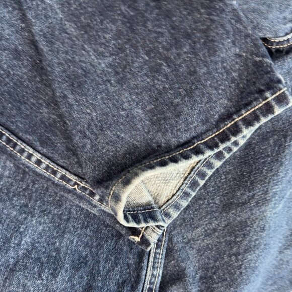 John Galt Dark Blue Straight Leg Jeans - Picture 4 of 11